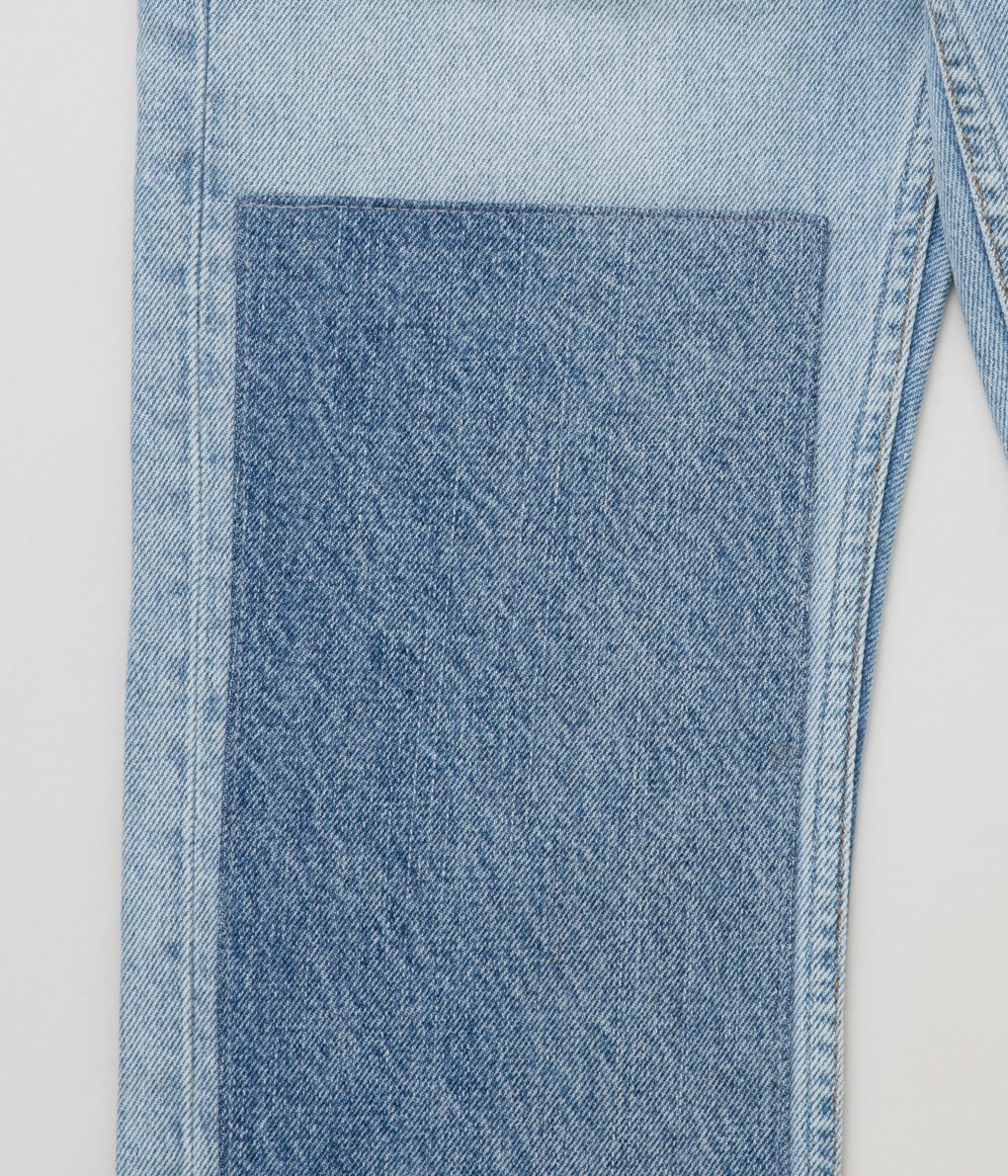 B SIDES JEANS "BRIT JEAN REWORK"(LIGHT VINTAGE PATCHE 2)