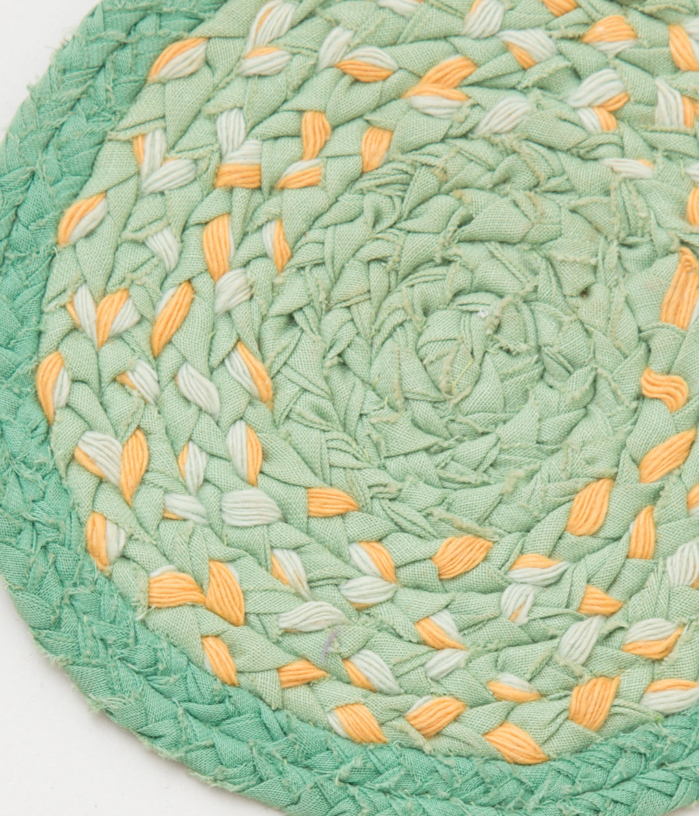 VINTAGE FABRIC "HAND WOVEN COASTER"