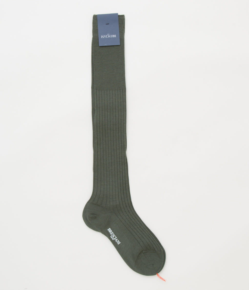 BRESCIANI "RIB SOLID LONG HOSE"(FOREST GREEN)