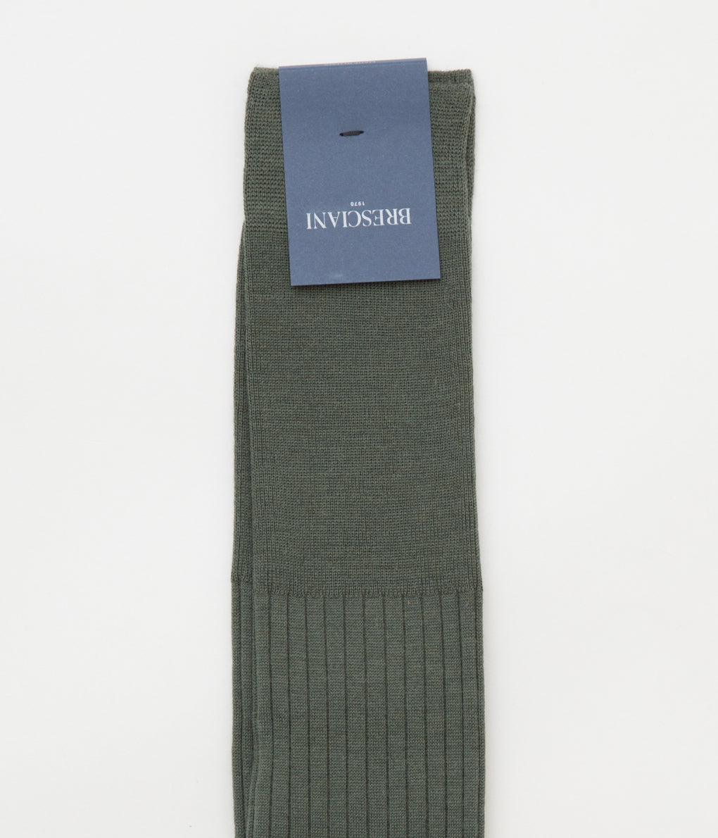 BRESCIANI "RIB SOLID LONG HOSE"(FOREST GREEN)