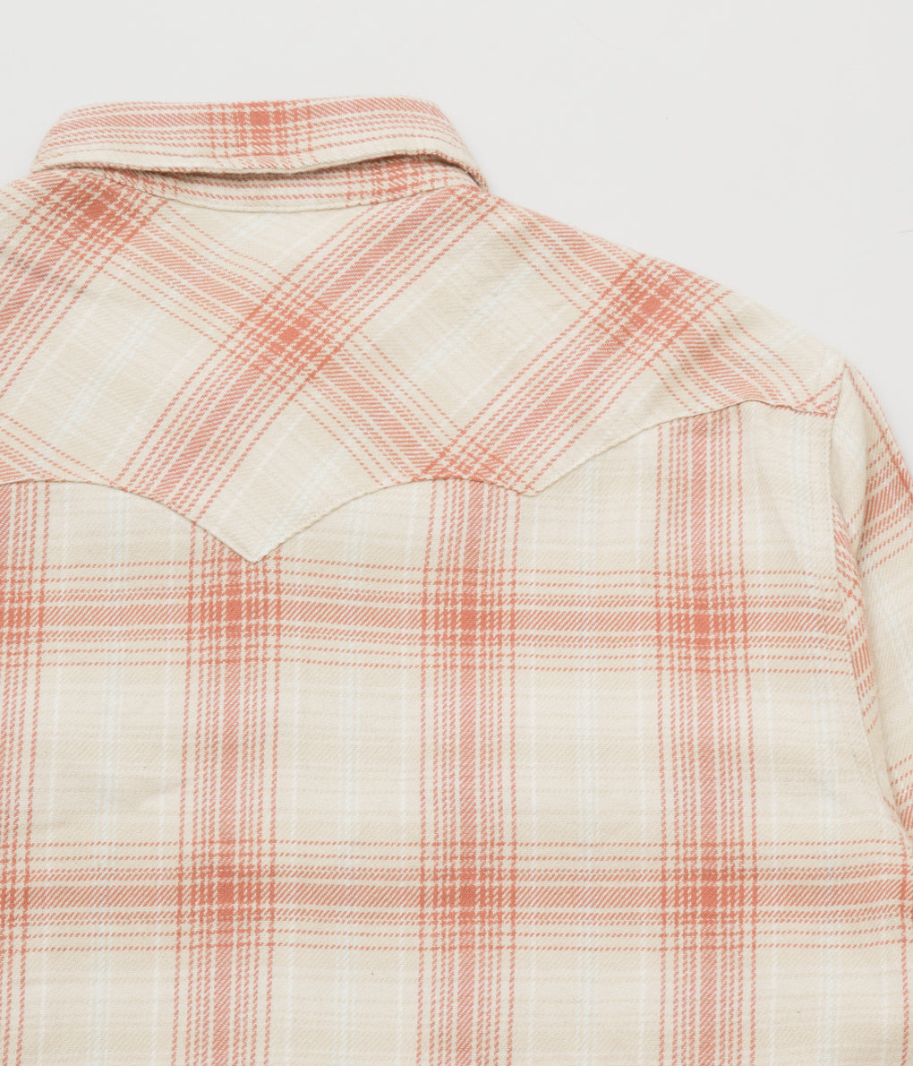WYTHE "WASHED FLANNEL PEARLSNAP SHIRT"(IDAHO AUTUMN)