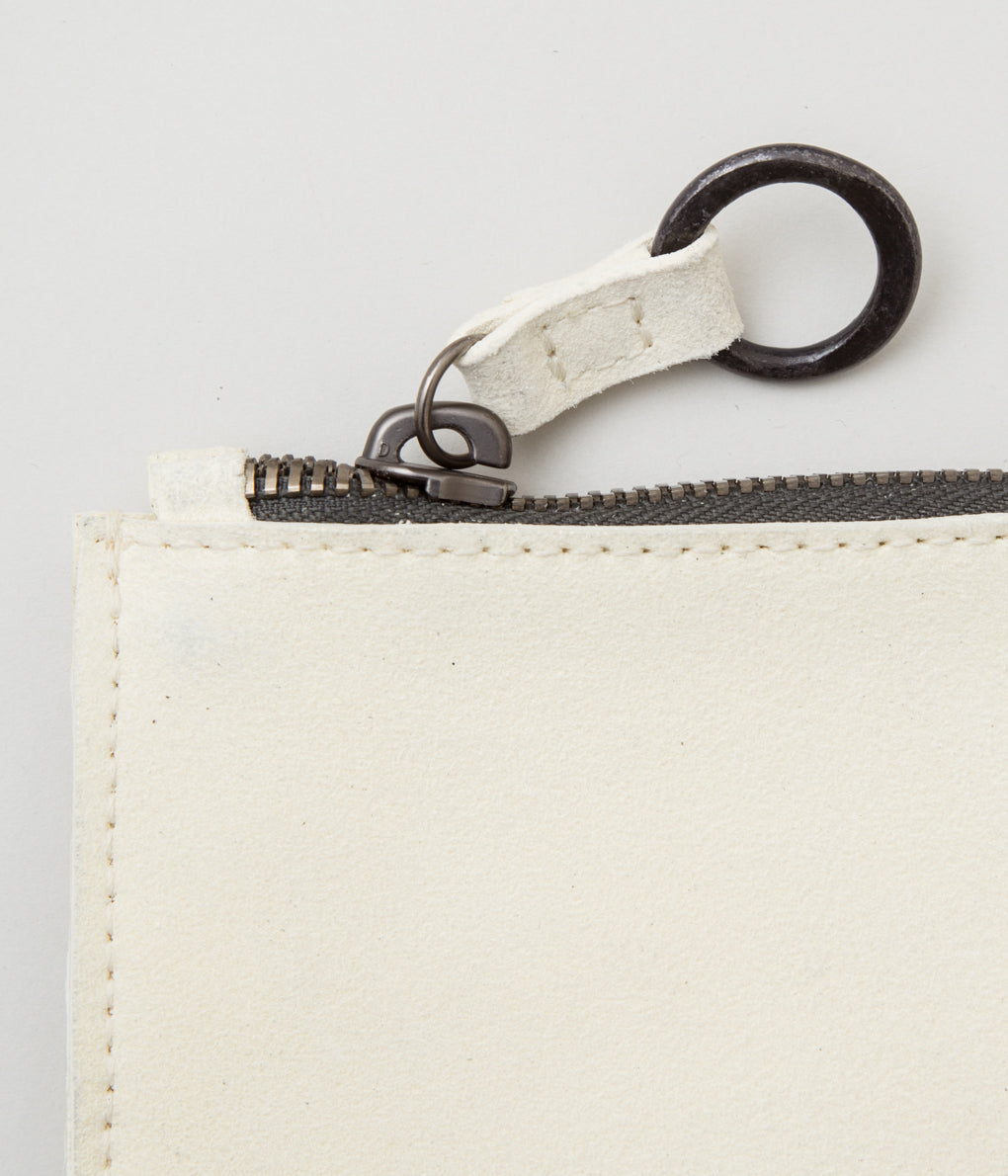 TAGLIOVIVO "SMALL ZIPPED WALLET"(CULATTA REVERSE WHITE)