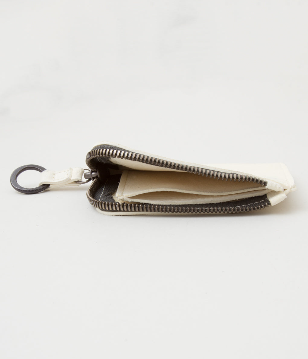 TAGLIOVIVO "SMALL ZIPPED WALLET"(CULATTA REVERSE WHITE)