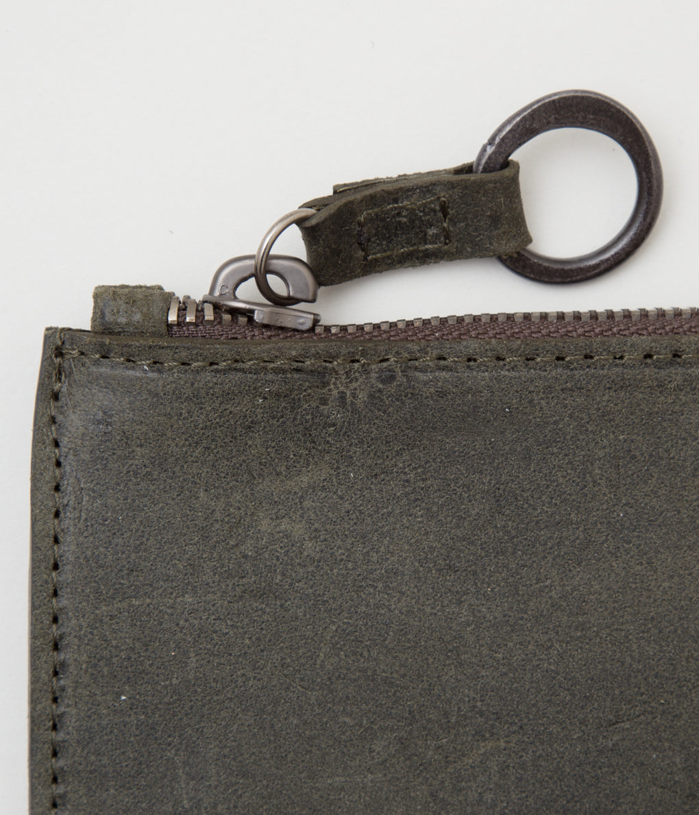 TAGLIOVIVO "SMALL ZIPPED WALLET"(CULATTA REVERSE MILITARY)