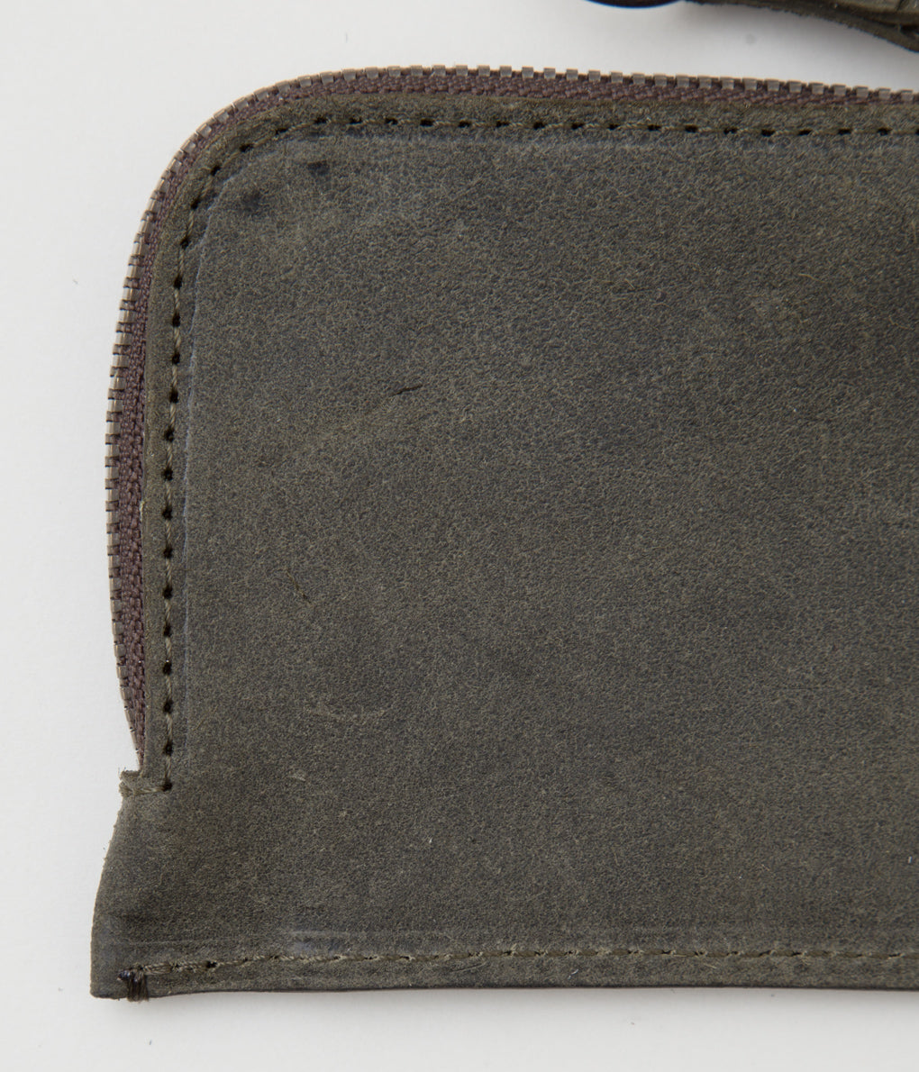 TAGLIOVIVO "SMALL ZIPPED WALLET"(CULATTA REVERSE MILITARY)