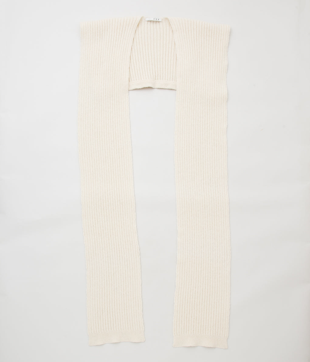 ELISABETH STRAY PEDERSEN "SURROUNDING SCARF"(OFF WHITE)