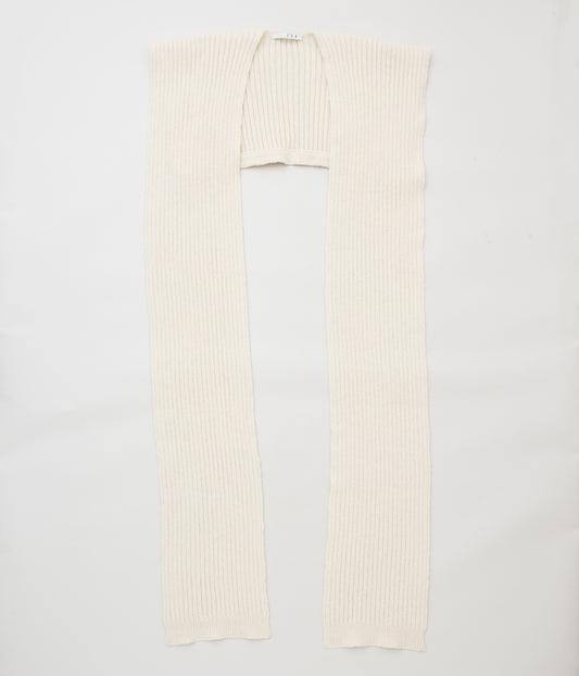 ELISABETH STRAY PEDERSEN "SURROUNDING SCARF"(OFF WHITE)
