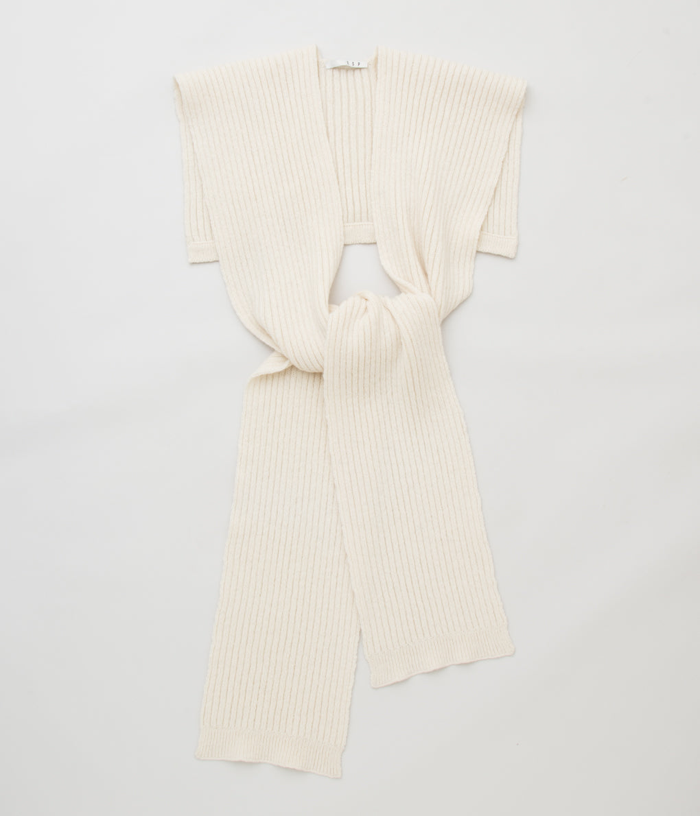ELISABETH STRAY PEDERSEN "SURROUNDING SCARF"(OFF WHITE)