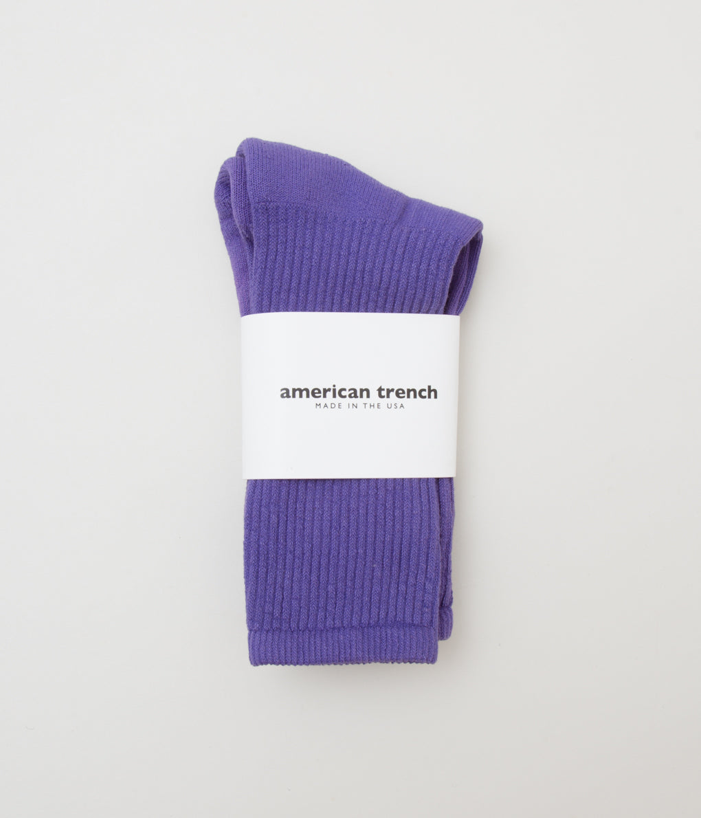 AMERICAN TRENCH "MIL-SPEC SPORT SOCK" (VIOLET)