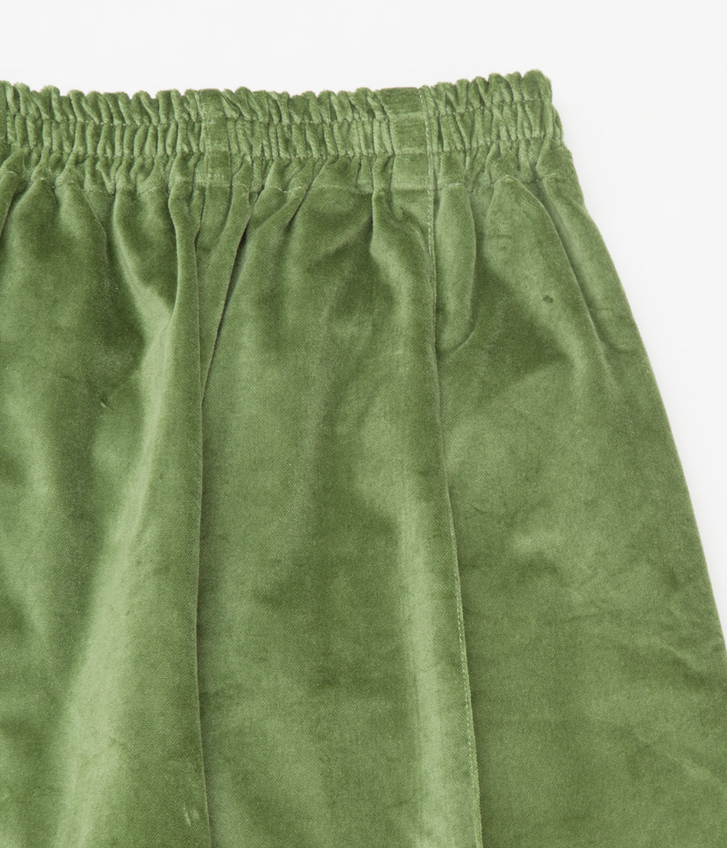 CAWLEY "UNISEX TROUSER"(GREEN VELVET)