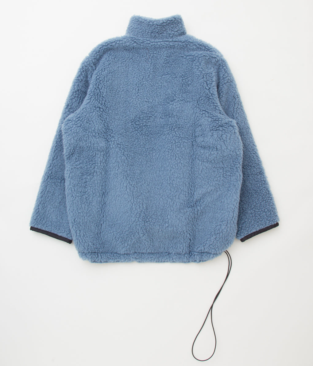CAMIEL FORTGENS "FLEECE ANORAK"(GREY BLUE)