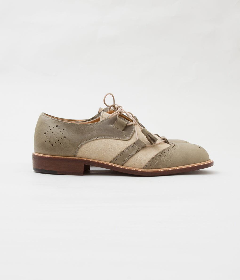 THE OLD CURIOSITY SHOP "#13843 CLASSIC GILLIE SHOES"(OLIVE)