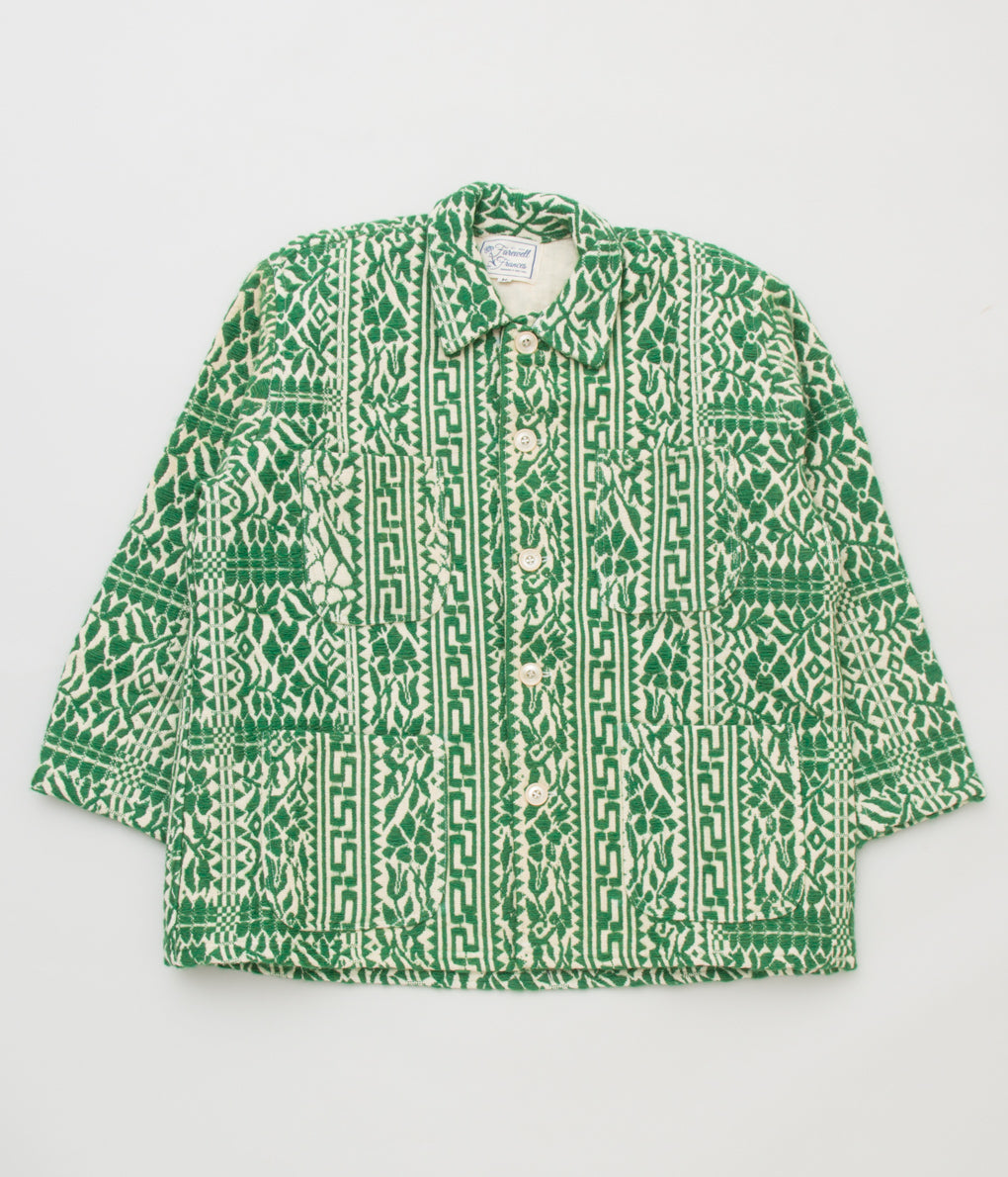 FAREWELL FRANCES "WOOL COVERLET CLAUDE COAT "(GREEN)