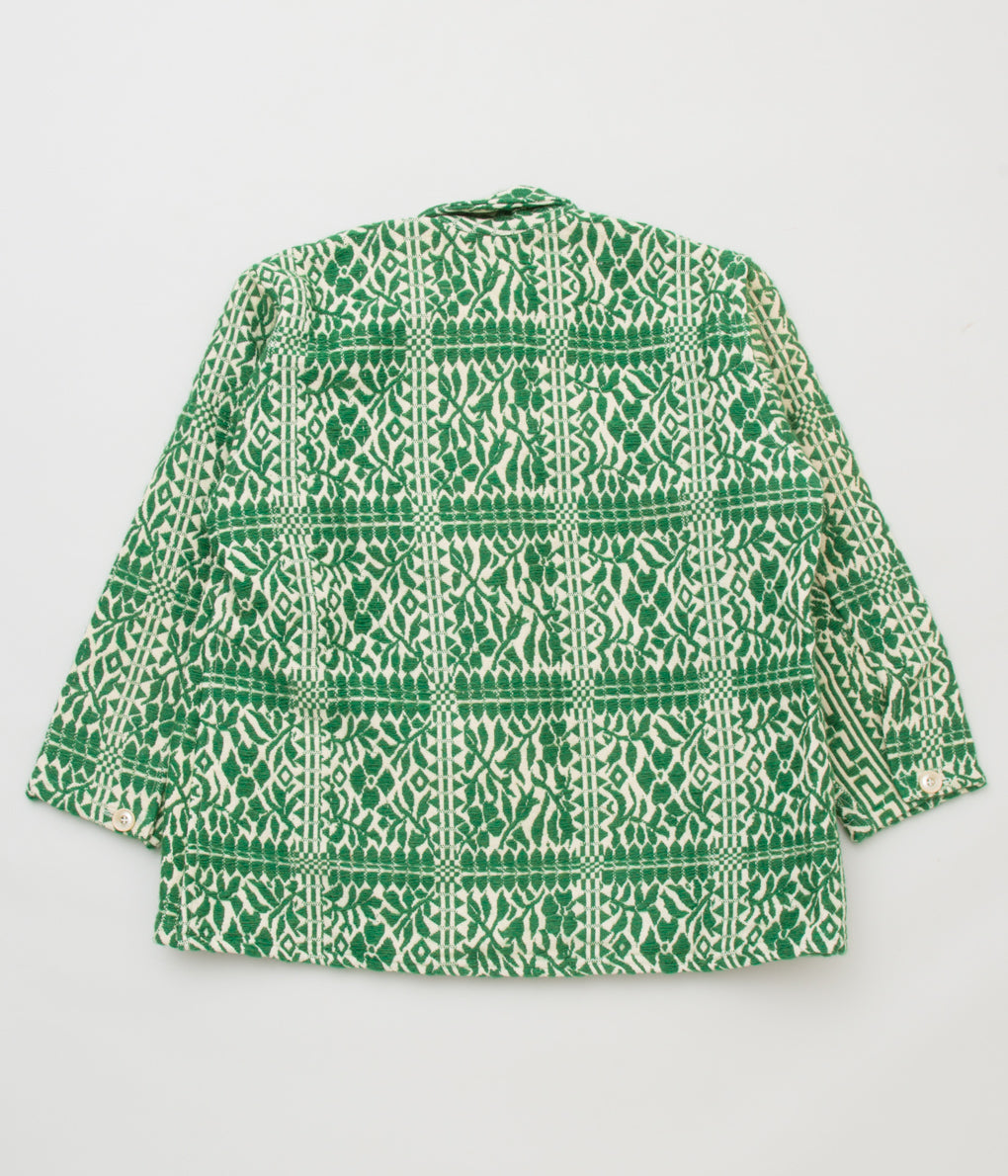 FAREWELL FRANCES "WOOL COVERLET CLAUDE COAT "(GREEN)