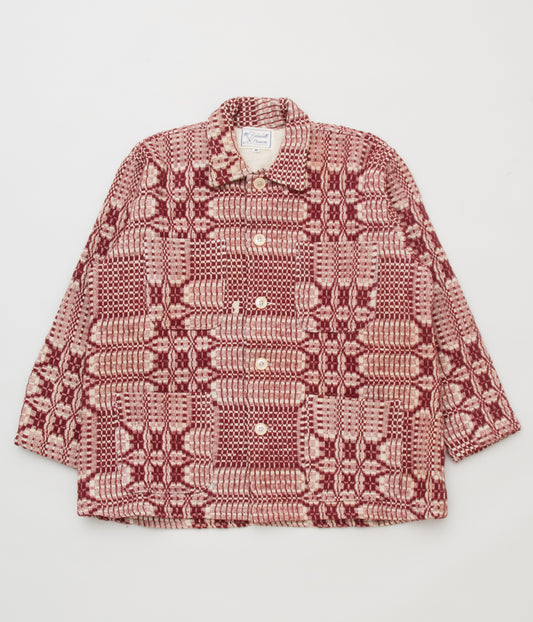 FAREWELL FRANCES "WOOL COVERLET CLAUDE COAT "(BURGUNDY)