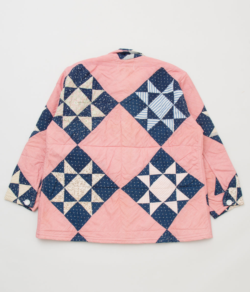 FAREWELL FRANCES "CLAUDE QUILTED COAT" (PINK MULTI)