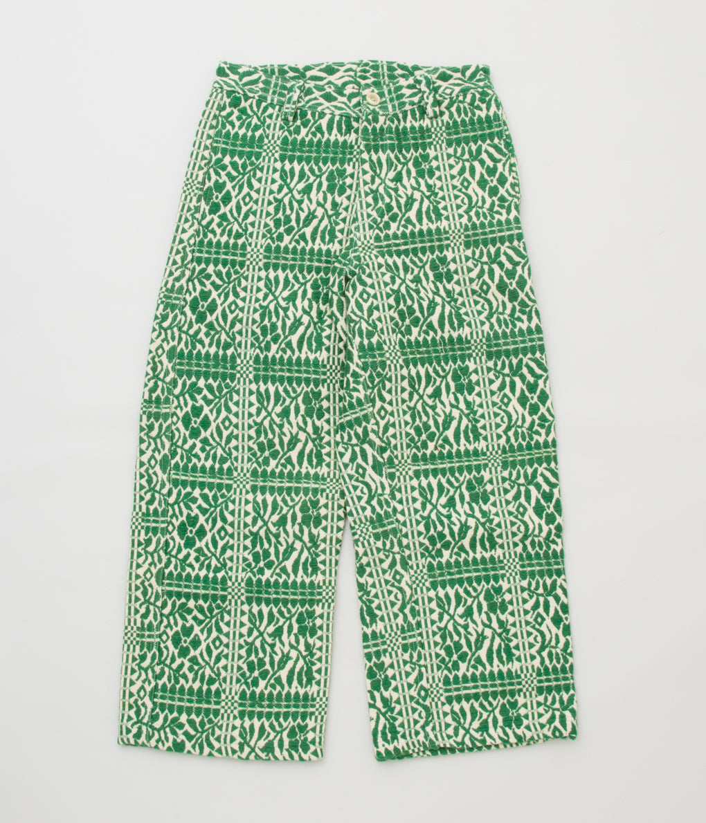 FAREWELL FRANCES "WOOL COVERLET CLAUDE PANTS "(GREEN)