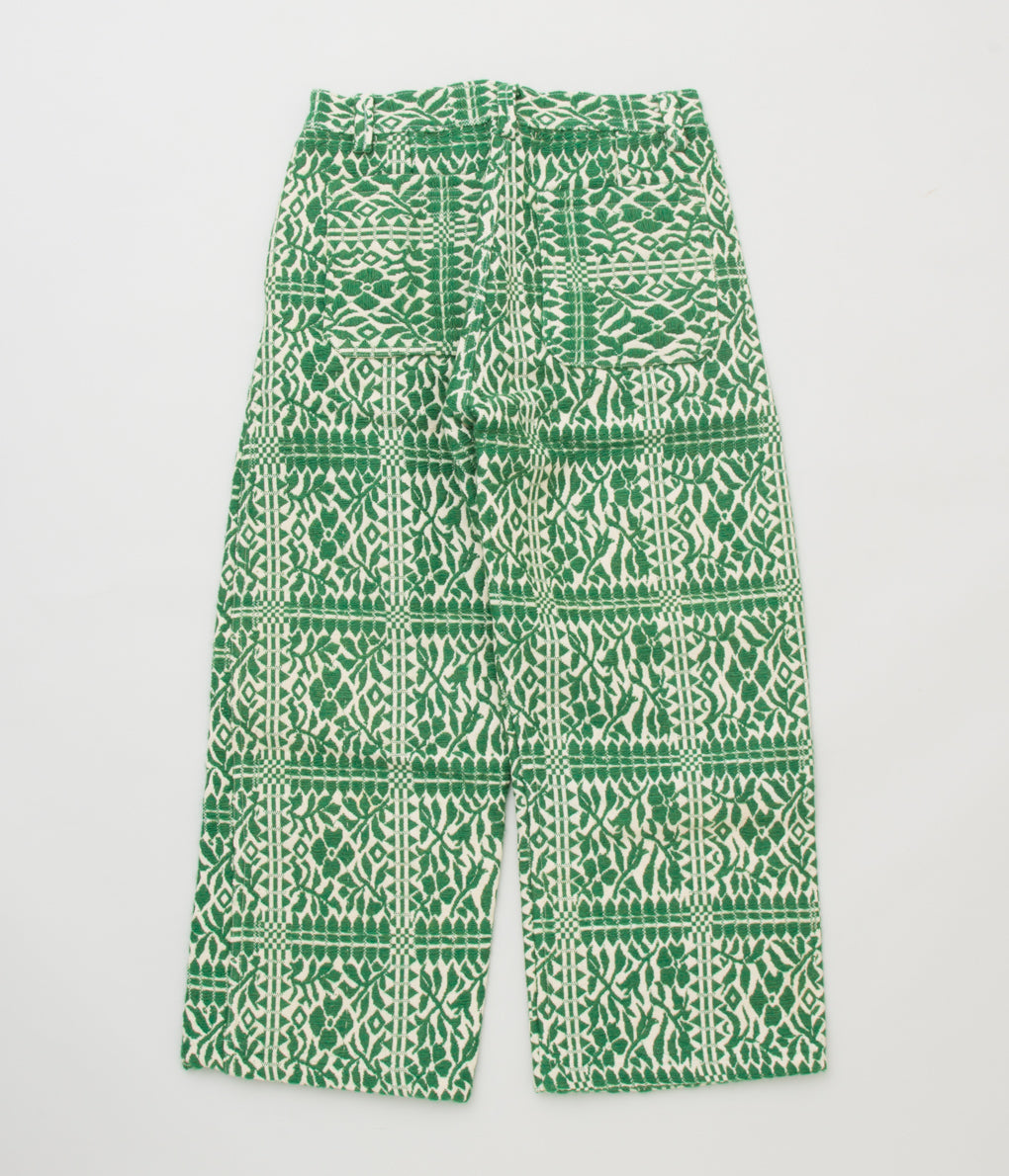 FAREWELL FRANCES "WOOL COVERLET CLAUDE PANTS "(GREEN)