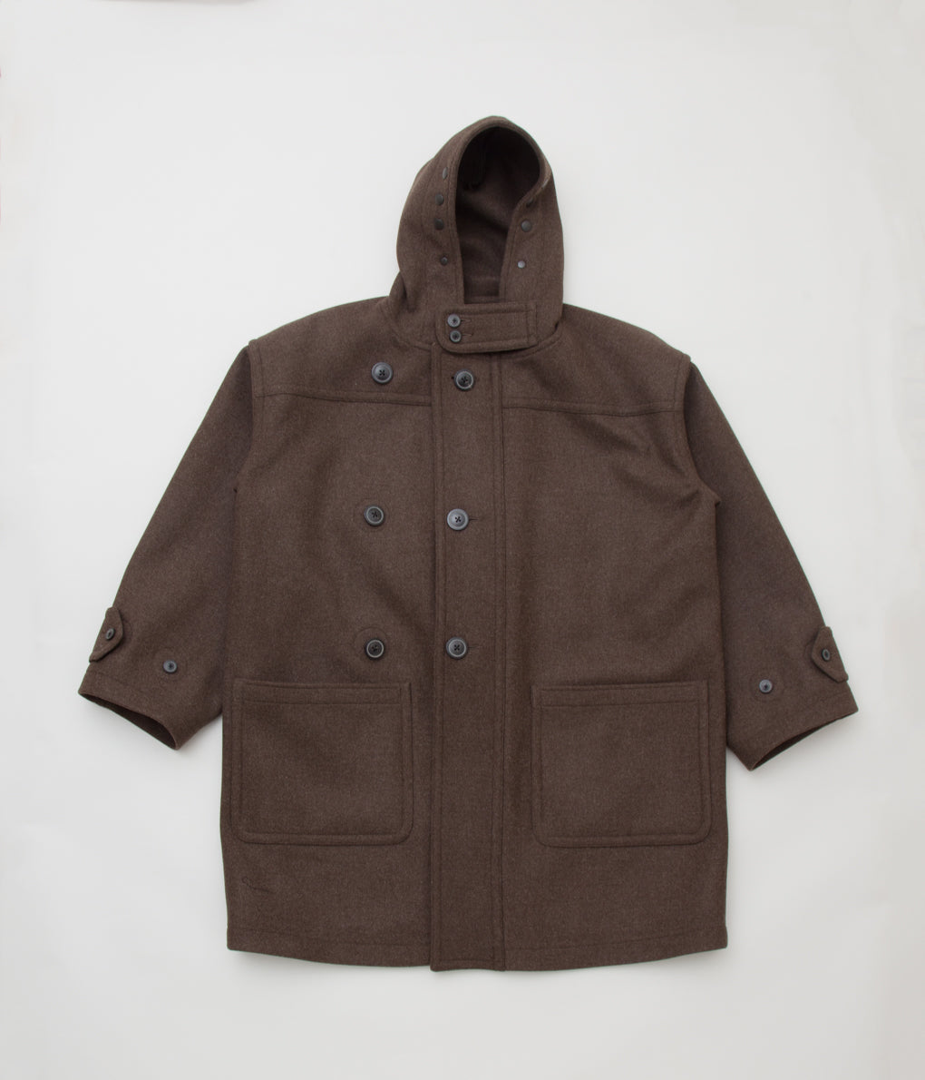 HERILL "BLACKSHEEP DUFFLECOAT"(NATURAL BROWN)