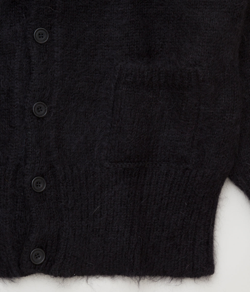 CORGI "MOHAIR/GEELONG CARDIGAN"(BLACK)