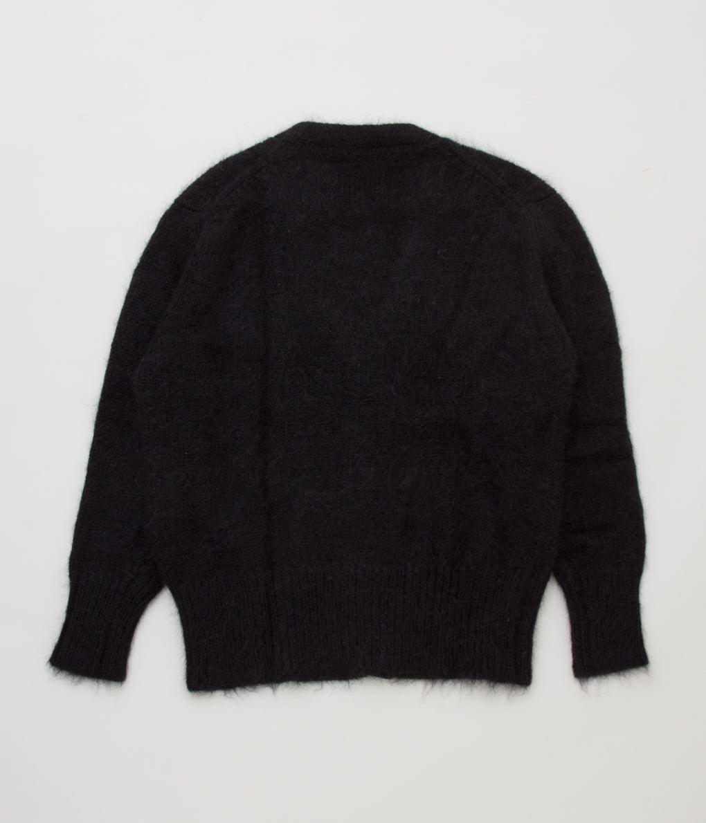 CORGI "MOHAIR/GEELONG CARDIGAN"(BLACK)