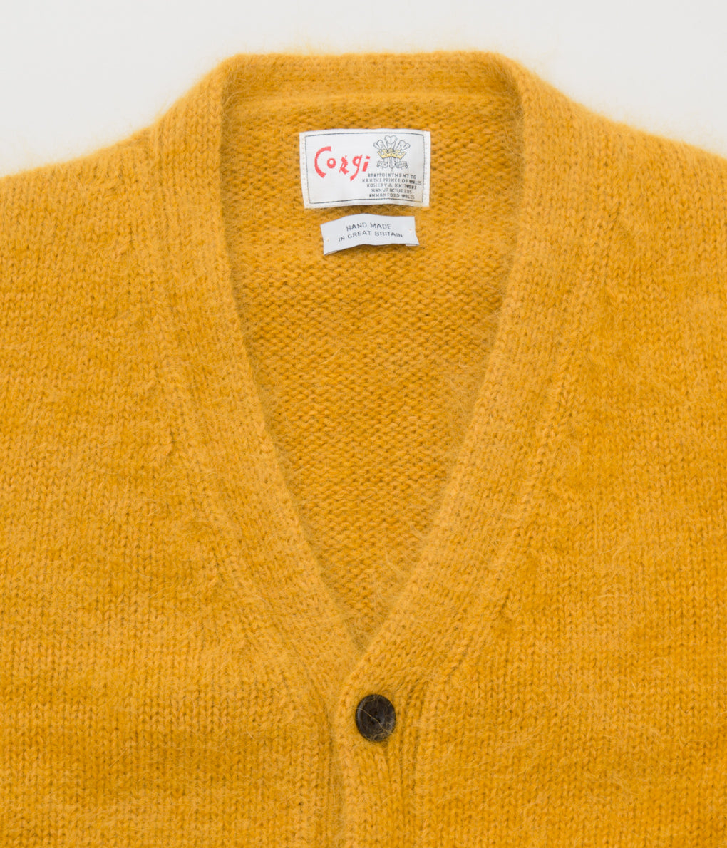 CORGI "MOHAIR/GEELONG CARDIGAN"(MUSTARD)