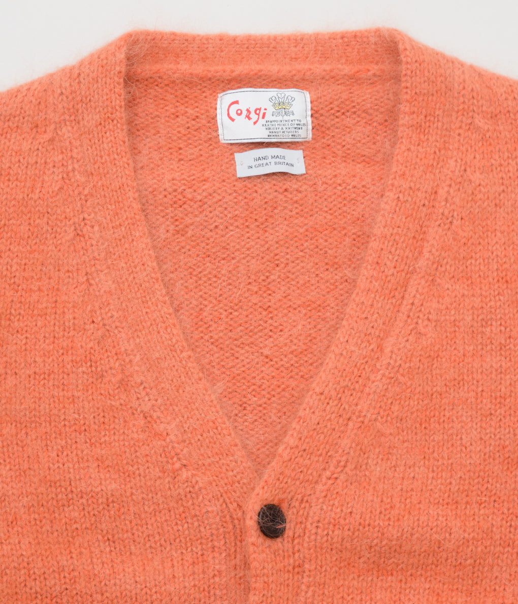 CORGI "MOHAIR/GEELONG CARDIGAN"(ORANGE)