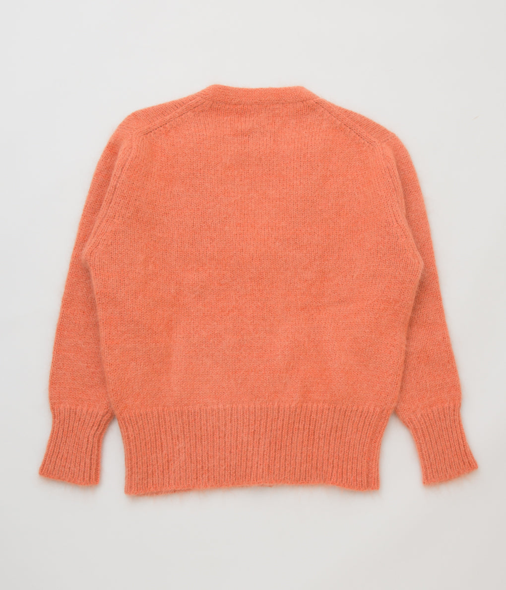 CORGI "MOHAIR/GEELONG CARDIGAN"(ORANGE)