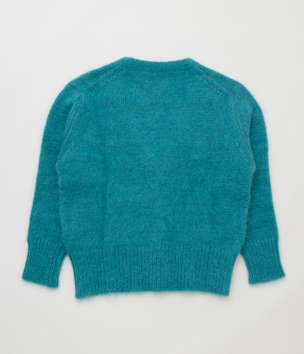 CORGI "MOHAIR/GEELONG CARDIGAN"(BLUE)