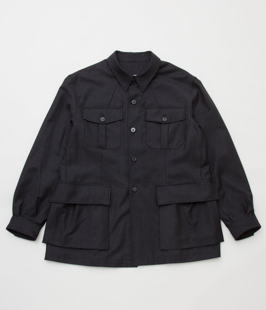 ANSNAM "UNKNOWN MILITARY JACKET"(CHARCOAL)