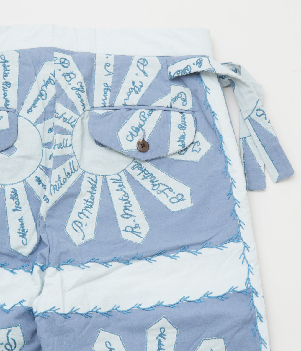 BODE "SIGNATURE FLORAL TROUSERS" (BLUE CREAM)