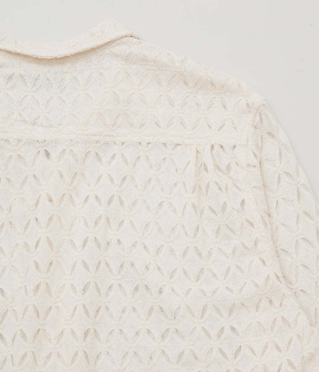 BODE "LATTICE LACE LS SHIRT"(NATURAL)