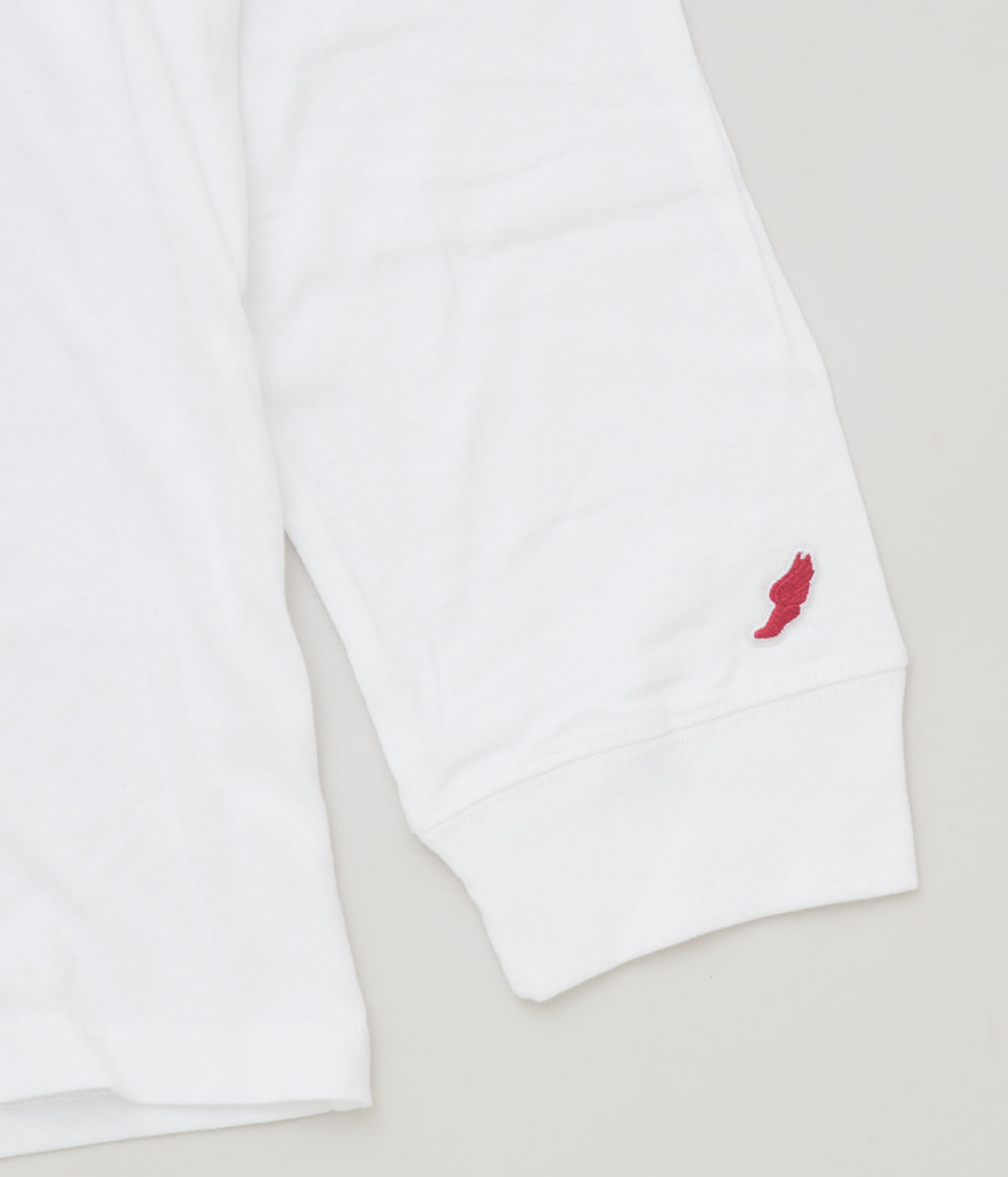 VINTAGE CLOTHING "YALE LONG SLEEVE TEE"(WHITE)