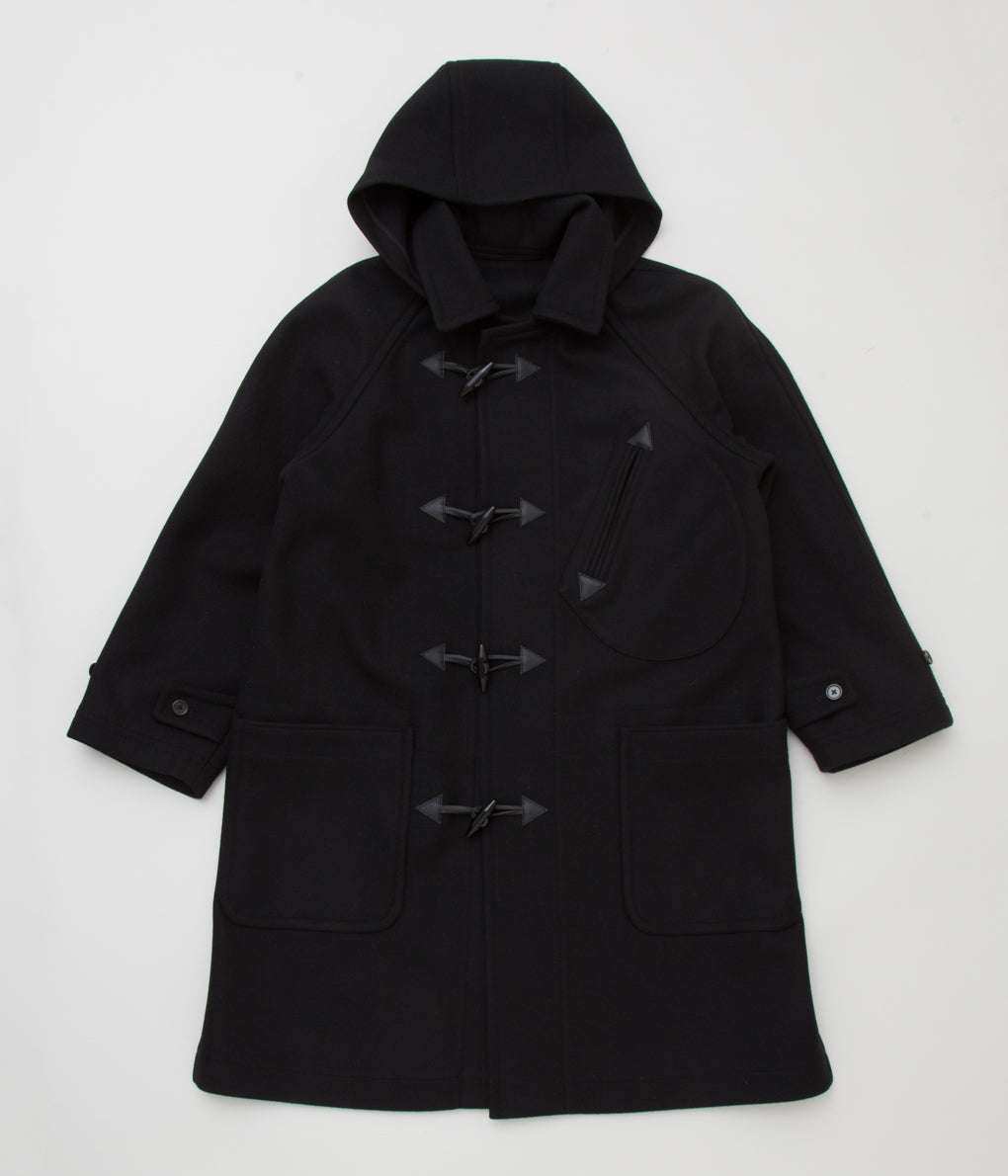 SUN/KAKKE "GRANGE -Joshua Ellis Duffle Coat-"(BLACK)