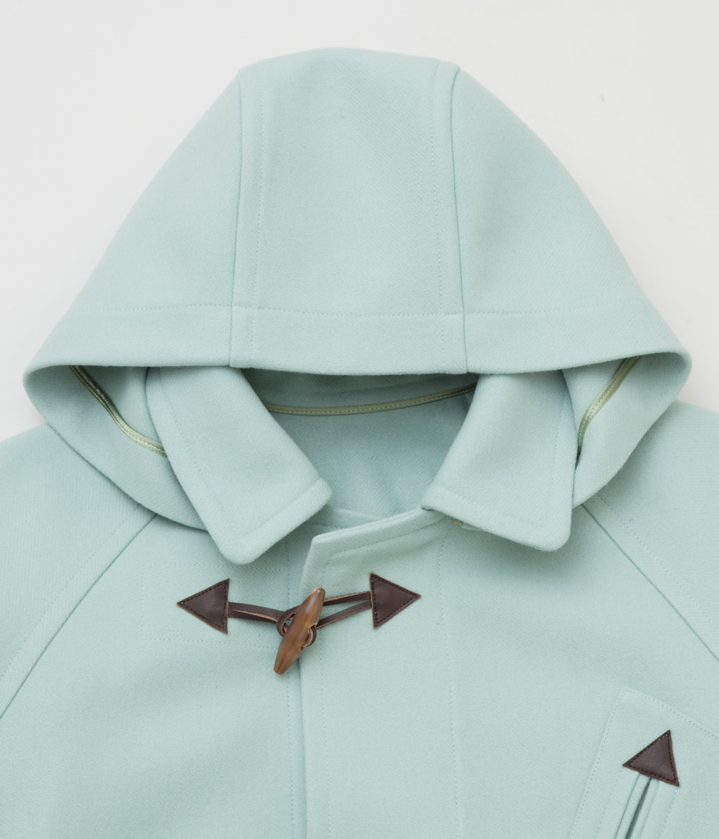 SUN/KAKKE "GRANGE -Joshua Ellis Duffle Coat-"(TURQUOISE)