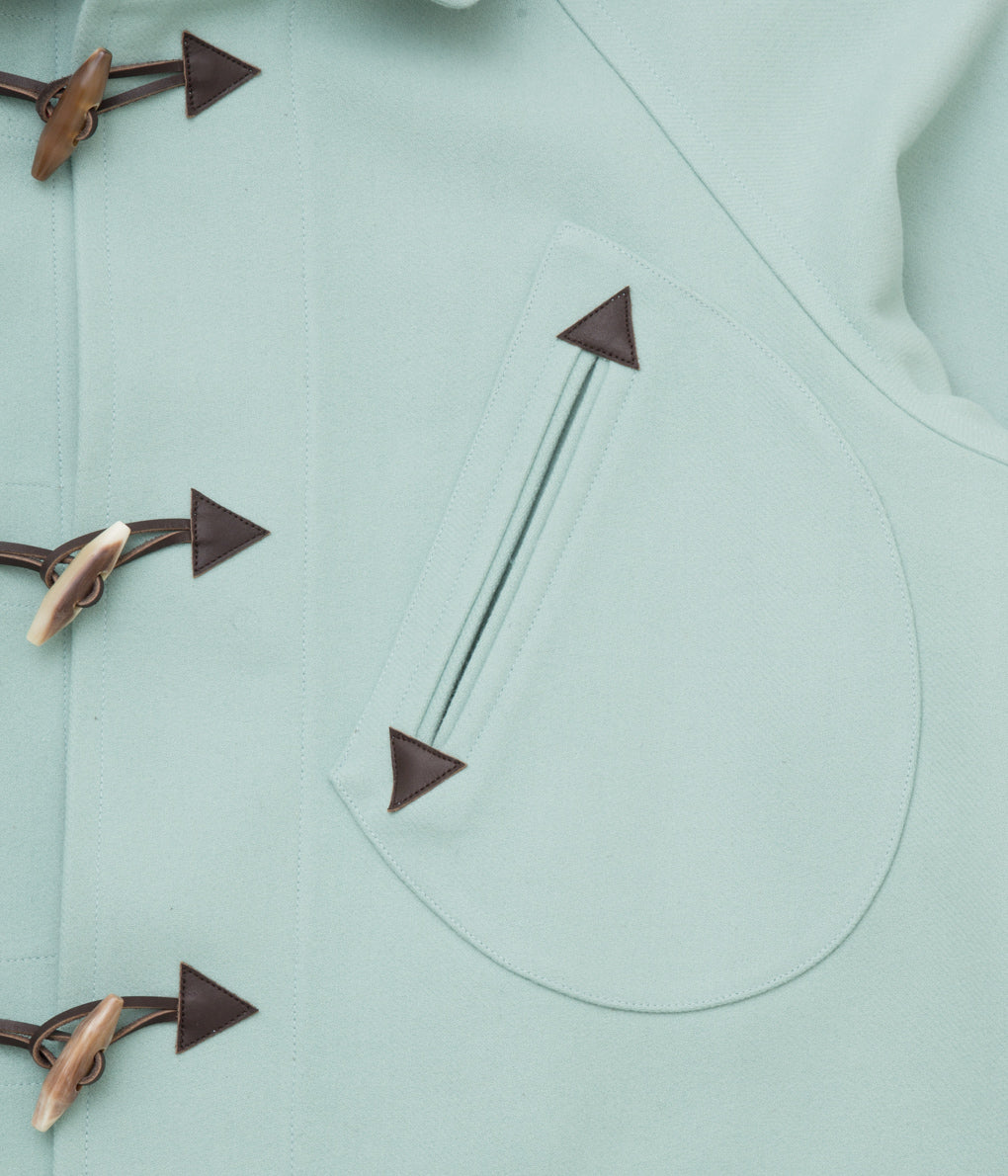 SUN/KAKKE "GRANGE -Joshua Ellis Duffle Coat-"(TURQUOISE)