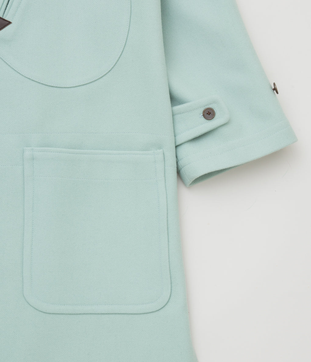 SUN/KAKKE "GRANGE -Joshua Ellis Duffle Coat-"(TURQUOISE)