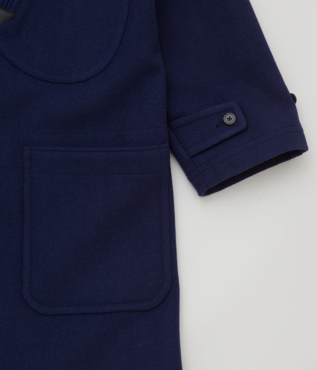 SUN/KAKKE "GRANGE -Joshua Ellis Duffle Coat-"(BLUE)