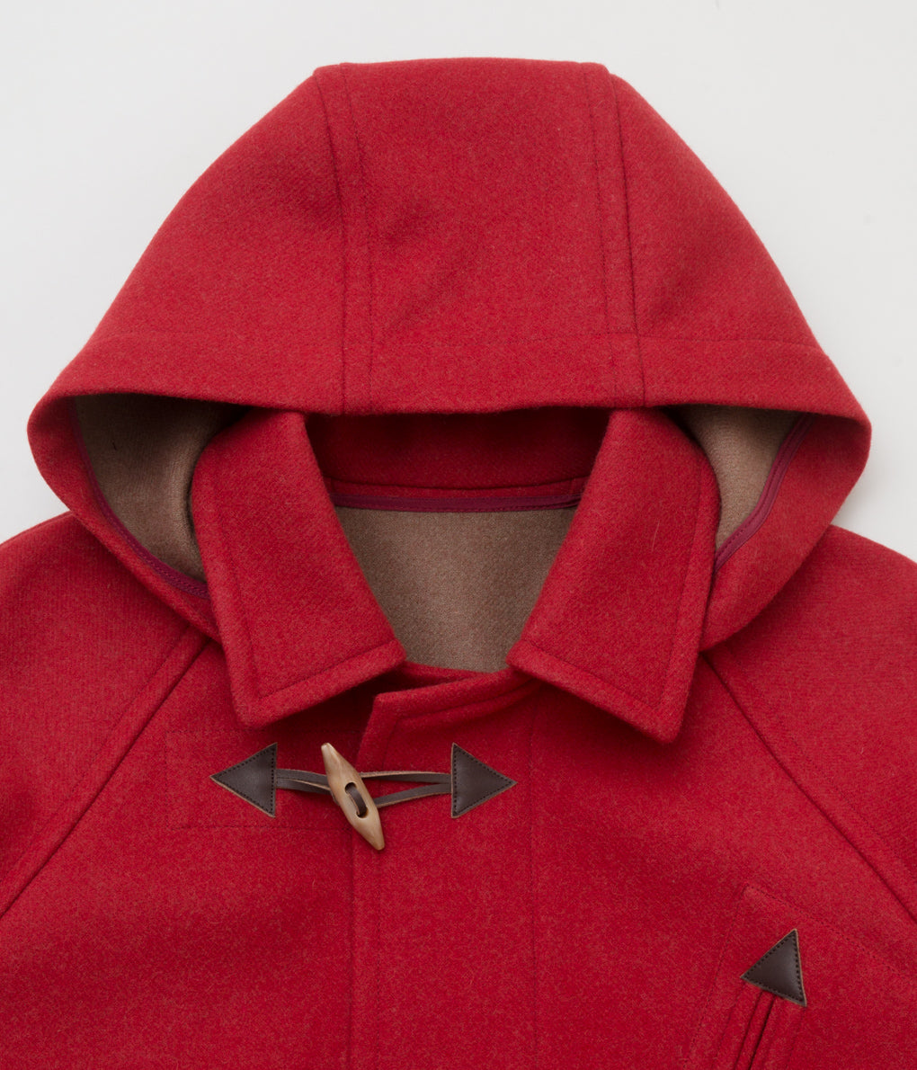 SUN/KAKKE "GRANGE -Joshua Ellis Duffle Coat-"(RED)
