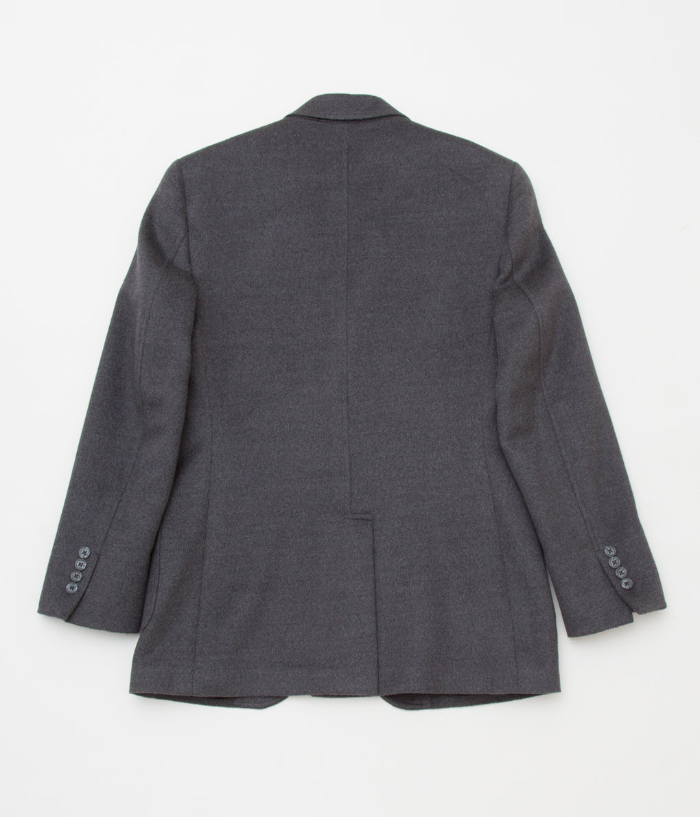 INDIVIDUALIZED CLOTHING "CHARCOAL HEAVY FLANNEL SPORTCOAT"(CHARCOAL)