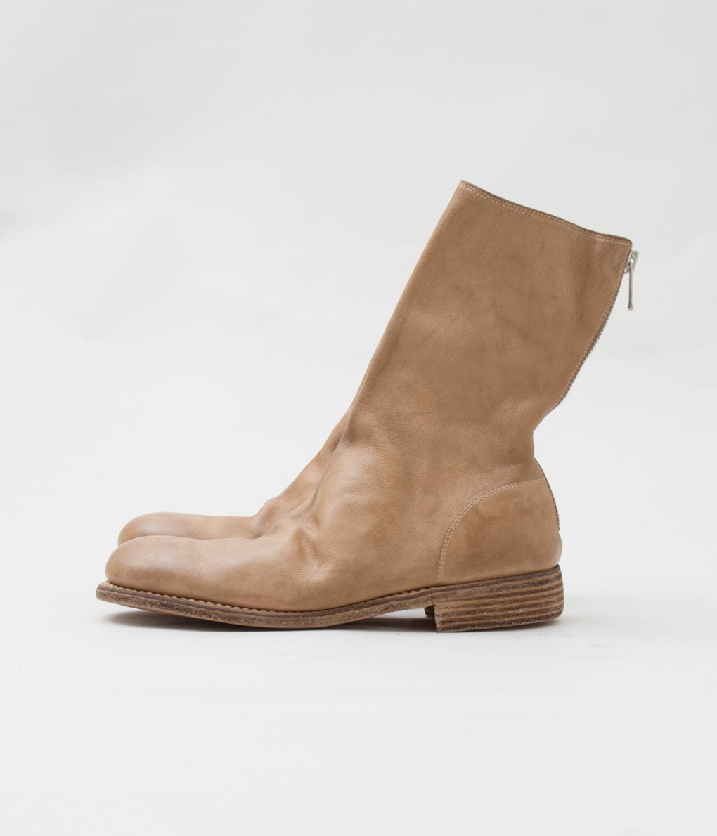 GUIDI"【988X】BABY BUFFALO FULL GRAIN BACK ZIP MID BOOT"(CO93T)