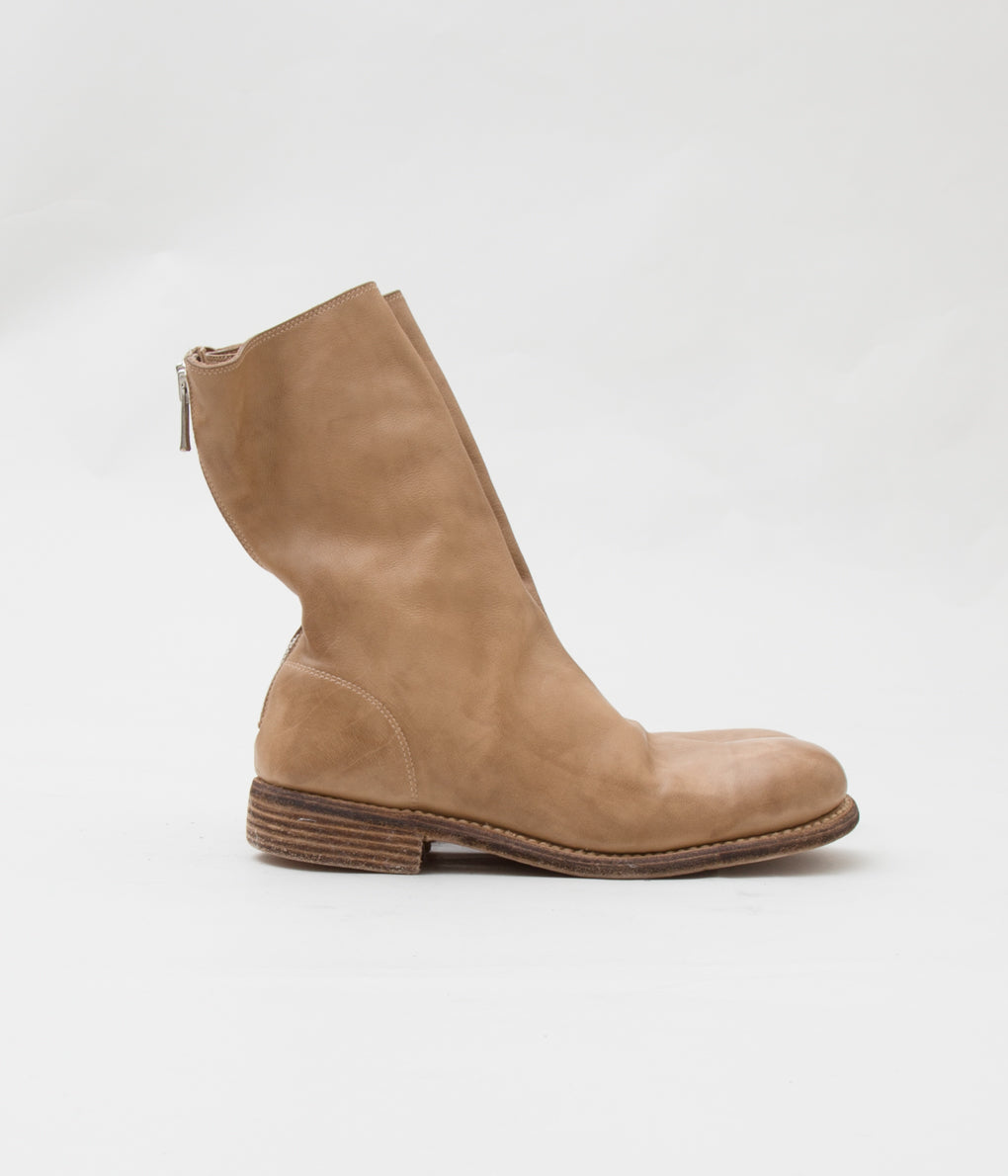 GUIDI"【988X】BABY BUFFALO FULL GRAIN BACK ZIP MID BOOT"(CO93T)