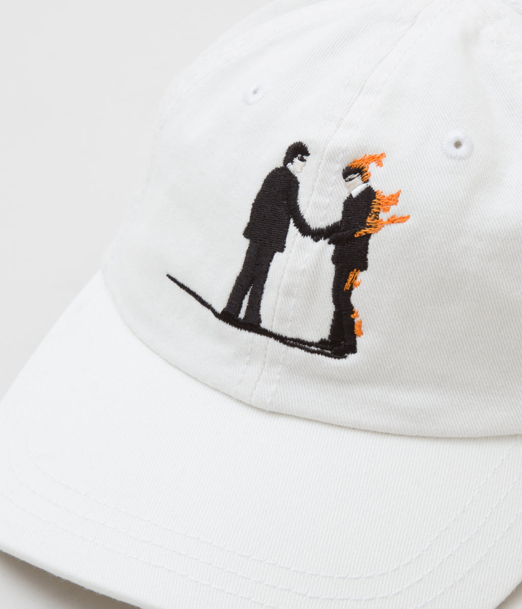 BLUESCENTRIC "PINK FLOYD WISH YOU WERE HERE HANDSHAKE HAT"(WHITE )