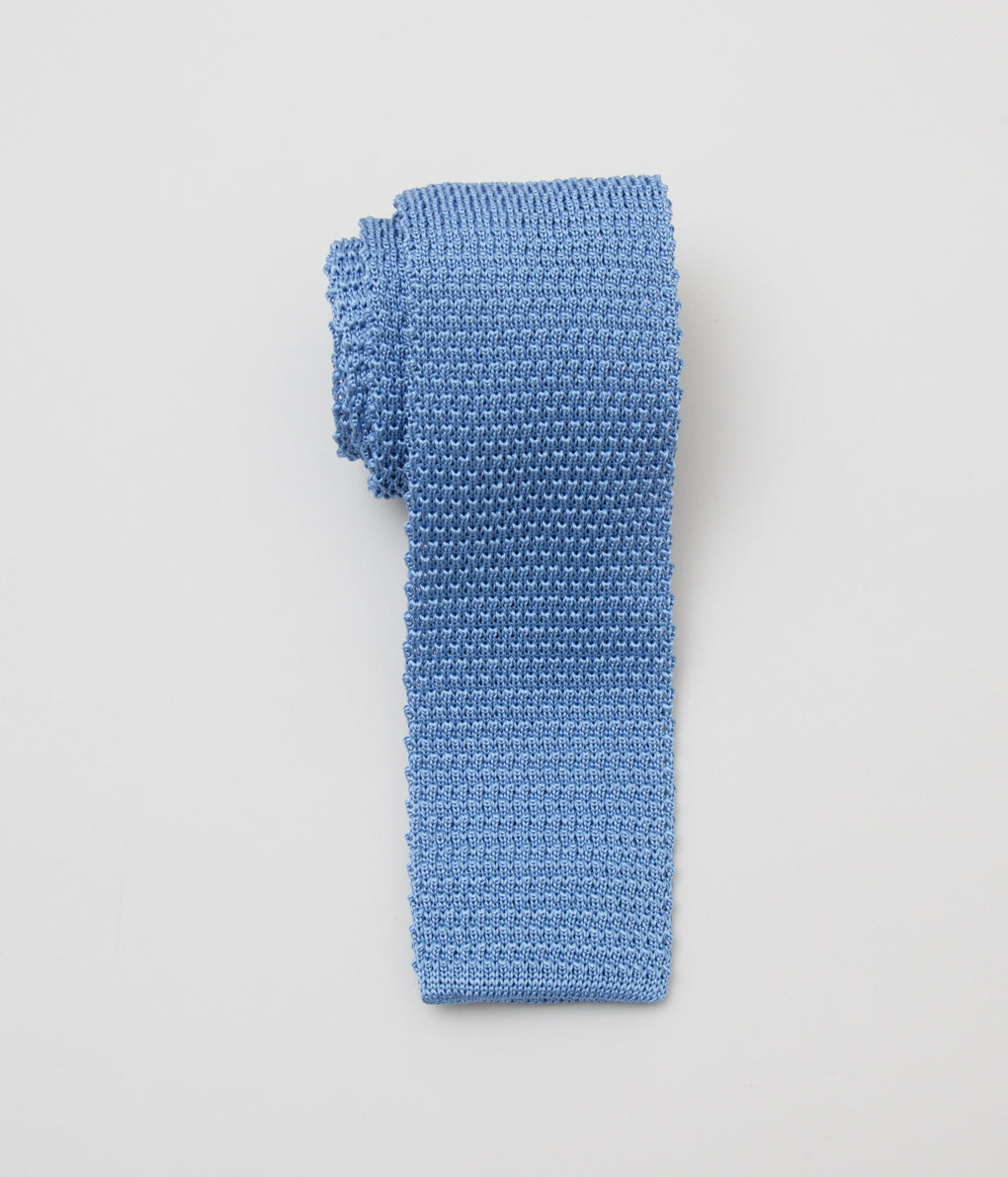 INDIVIDUALIZED ACCESSORIES"KNIT TIE"(BLUE)