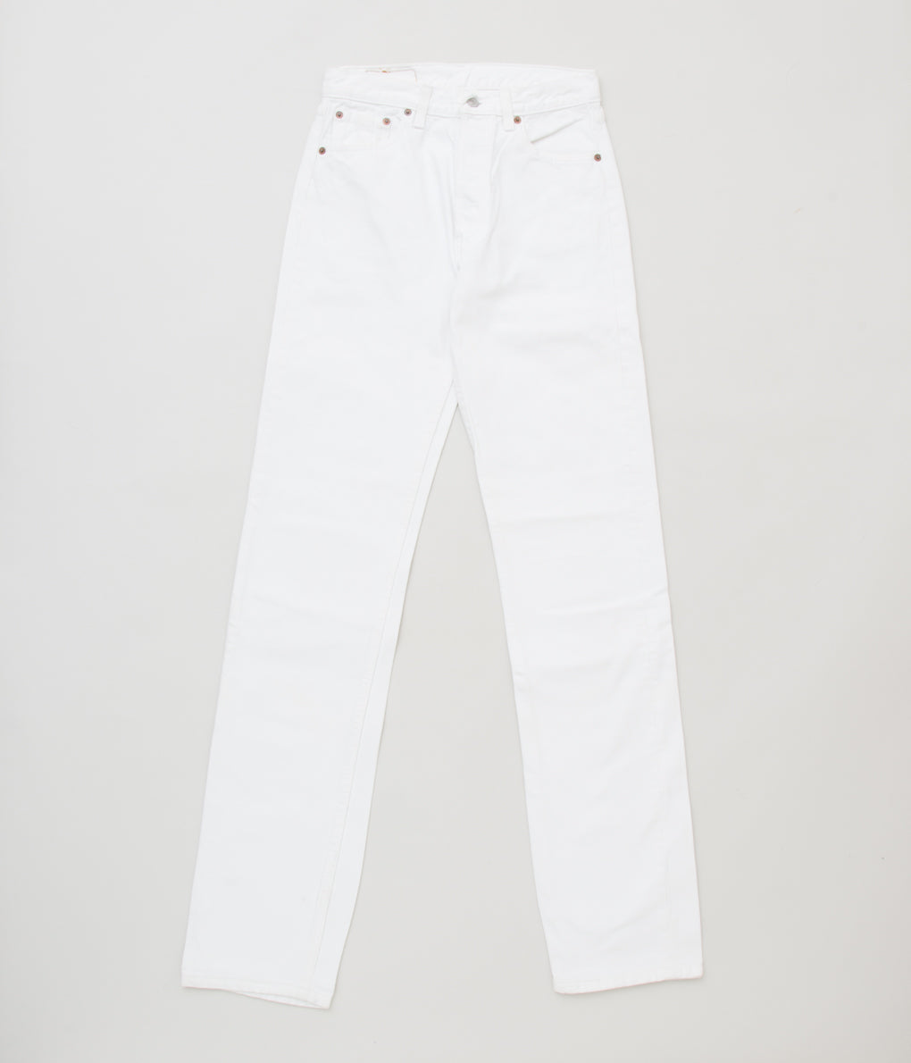 VINTAGE "90's LEVI'S 501 WHITE MADE IN USA "(W29/L36)