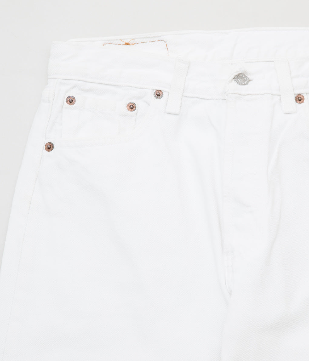 VINTAGE "90's LEVI'S 501 WHITE MADE IN USA "(W29/L36)