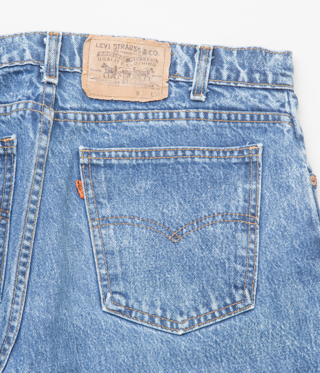 VINTAGE CLOTHING "90's LEVI‘S 550 INDIGO MADE IN USA "(W36/L30)
