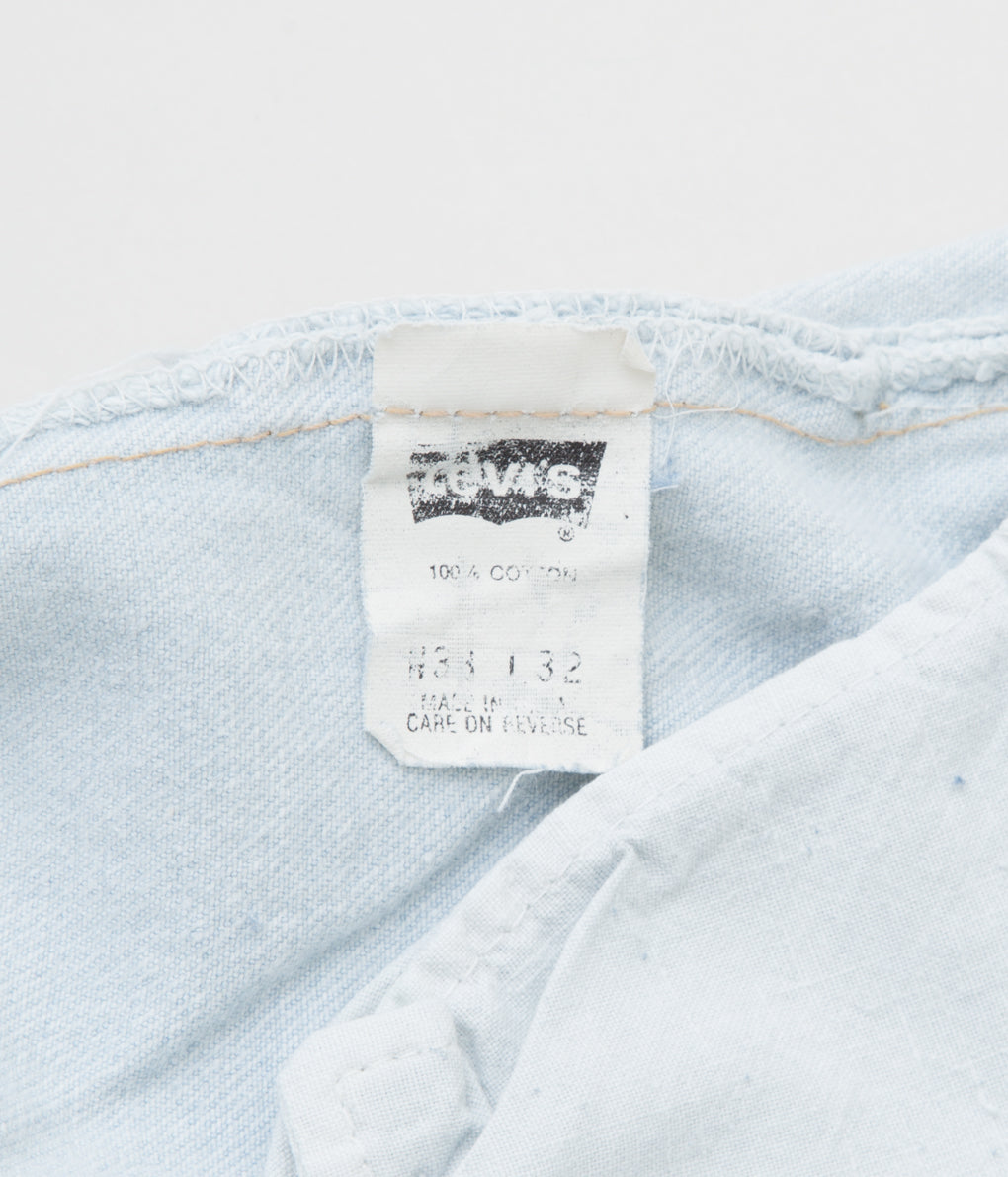 VINTAGE "90's LEVI'S 501 INDIGO MADE IN USA "(W38/L32)