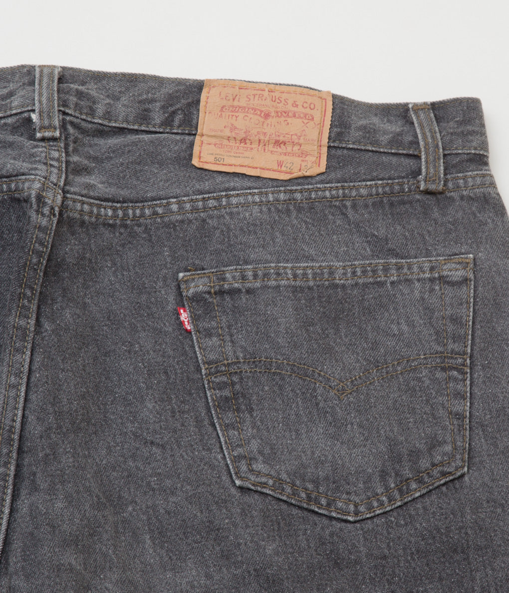 VINTAGE "90's LEVI‘S 501 BLACK MADE IN USA "(W42/L34)