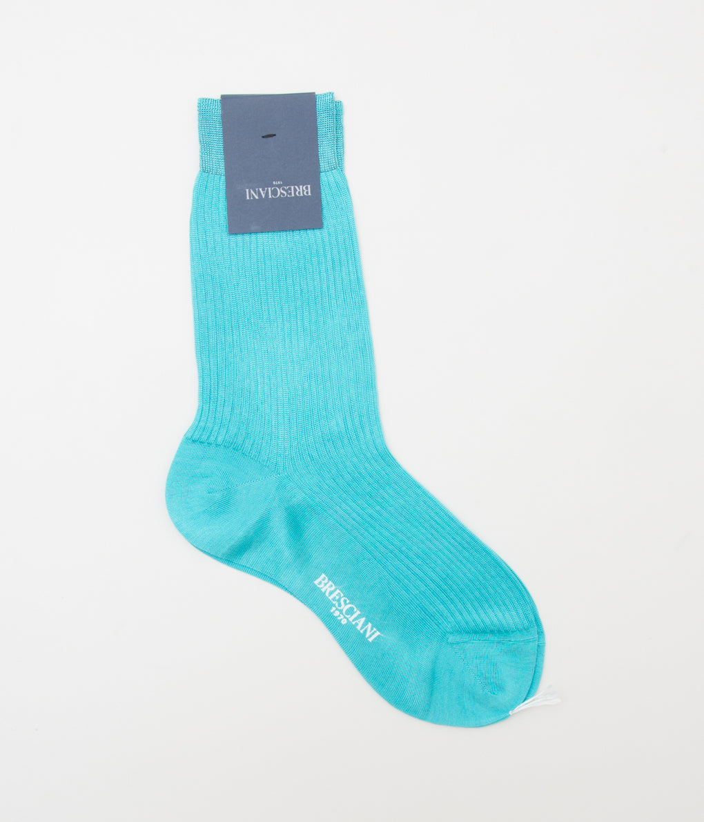 BRESCIANI "SILK RIB" (TURQUOISE)